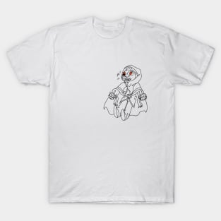 chibi phantom moon outline T-Shirt